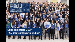 Die Stipendienfeier des FAU Deutschlandstipendiums 2024 FAU Service