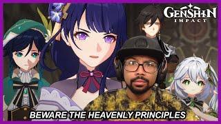 Beware the Heavenly Principles Story Trailer  Genshin Impact Reaction