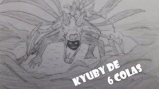 Dibujando al Kyubi de 6 colasDrawing kyuubi