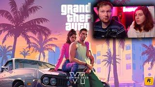 Grand Theft Auto VI Trailer 1  ГТА 6 Трейлер  РЕАКЦИЯ