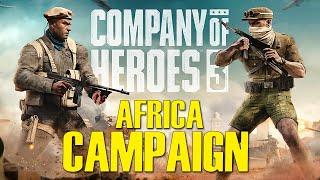 FULL PLAYTHROUGH  Company of Heroes 3 AFRICA Campaign Mission 1