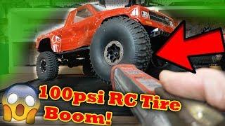 Inflatable RC Car Tire VS 100 psi RIP Headphone Users..........