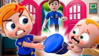 Big vs Small Song   Baby Police Cartoon   NEW  Funny Nursery Rhymes For Kids