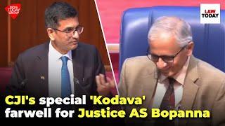 CJI Bids Special Kodava Farewell to Supreme Court Judge Justice AS Bopanna  Law Today