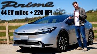 Review 2023 Toyota Prius Prime - 44 EV miles + 220 HP