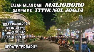 Situasi MALIOBORO Sampai Ke TITIK NOL KM JOGJA  Oleh Oleh Yogyakarta + Tempo Gelato