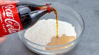 Just add Cola to the flour and the result will blow you away