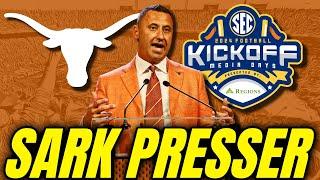 Texas HC Steve Sarkisian SPEAKS at SEC Media Days  Longhorns Football  Quinn Ewers  Arch Manning