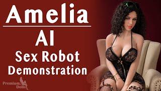 Premium Dolls - AI Sex Robot Demonstration #4  Amelia