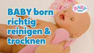 So reinigst und trocknest du deine Puppe richtig   BABY born