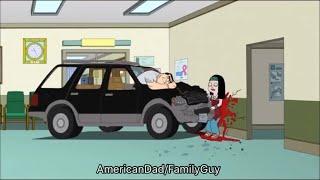 American Dad - Every Car Crash & Accident