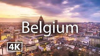 Belgium 4K  Travel with Calm Music
