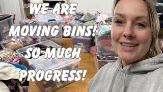 Office Makeover Vlog  Finally Moving Bins & Shelves