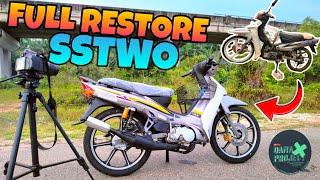 Full Restoration Yamaha SSTwo  SS2 Y110 Racing Spirit  Dual Clutch  Time Lapse  Bike F1Z-R