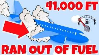 This Airplane Ran Out of Fuel at 41000ft Heres What Happened...