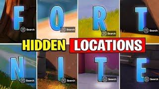 Search F-O-R-T-N-I-T-E LETTERS HIDDEN in Loading Screen Fortnite  TamashaBera