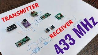 Making a transmitter and receiver on the frequency of 433MHz - walkie talkie circuit PART1