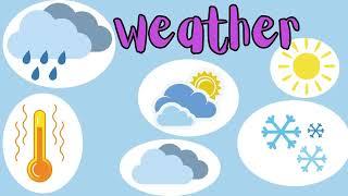 Weather Vocabulary  Flashcards + GAME