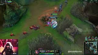 iBoy Jinx POV vs Doggo Aphelios  RA vs BLG  LPL Spring 2022  Game 2