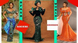 Latest Asoebi lace styles 2024  African fashion  Stunning owambe ankara dresses for pretty  Ladies