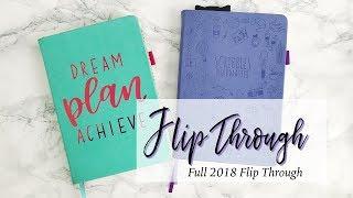 Full 2018 Bullet Journal Flip Through