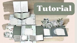 Tutorial ► Pop Up Photo Album  Vintage Folio