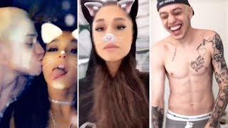 Ariana Grande  Snapchat Videos  July 16th 2018  ft Pete Davidson