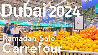 Dubai 4K Ramadan Sale Food Prices in Dubai Hypermarket Carrefour Full Review 2024 