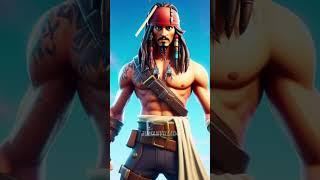 JACK Sparrow x FORTNITE   #fortnite #piratesofthecaribbean #viral  #shorts #jhonnydepp