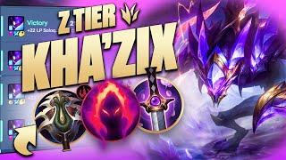 This 62% Win Rate S+ KHAZIX JUNGLE Build Is Absolutely LETHAL Seriously its huge.. try it