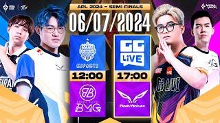 BMG vs BRU  GGL vs FW - VÒNG BÁN KẾT APL 2024  NGÀY 0607