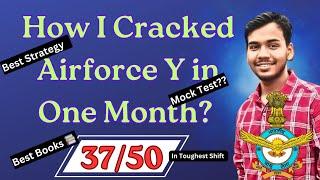 How I cracked Airforce Y Group In One month  Airforce selected candidate review 2024