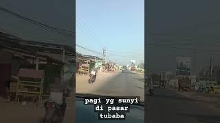 pagi yang sunyi di pasar Tulang Bawang Barat