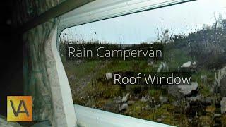 Rain Hitting a Campervan Roof and Window from Inside Tinnitus Masking Sleep Noise Blocking