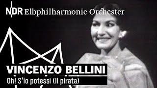 Maria Callas sings Bellini Oh Sio potessi 1959  Il pirata  NDR Elbphilharmonie Orchestra