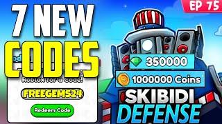 *NEW* ALL WORKING CODES FOR SKIBIDI TOWER DEFENSE IN JULY 2024 ROBLOX SKIBIDI TOWER DEFENSE CODES