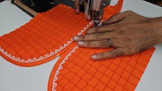 Very Beautiful and New Pintex Neck Design Cutting and Stitching