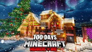I survived 100 Days in the North pole in Minecraft Hardcore and Heres What Happened