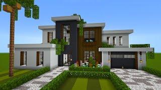 Minecraft How to Build a Modern Mansion 4  PART 6 Interior 33