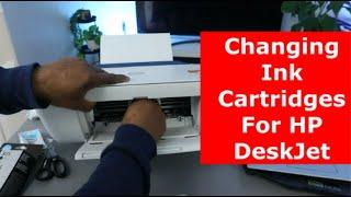 Changing Ink Cartridges For HP DeskJet