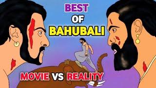 BEST OF BAHUBALI MOVIE VS REALITY  Bahubali Funny Video   Movie Spoof  Mv Creation Animation