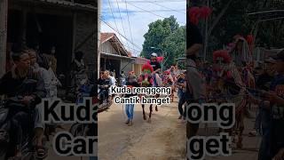 Kuda renggong cantik #shortvideo #kudarenggong #jarankepang #short