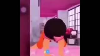 Stan Twitter Dora twerking to kiss me more with guns in her hands.