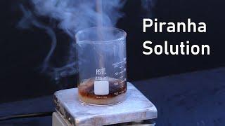 Making Corrosive Piranha Solution From Walmart Chemicals  Peroxymonosulfuric Acid Synthesis