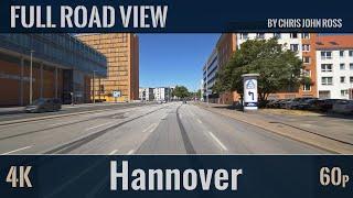 Hannover Germany Stadtfahrt Süd-Mitte City Tour South-Center - 4K 2160p60p