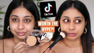 TESTING TIKTOK VIRAL KVD GOOD APPLE FOUNDATION  10HR WEAR TEST