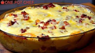 Fully Loaded Baked Potato Casserole  One Pot Chef