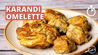 Karandi Omelette Recipe  Omelette  Egg Recipes  How to make Karandi Omelette  Cookd