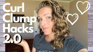 Curl Clump Hacks 2.0  How to get your WavyCurly Hair to Clump 2A 2B 2C hair