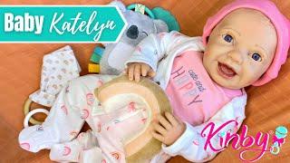 Unboxing Kinby Doll Baby Katelyn Details Accessories + New Outfit & Feeding.